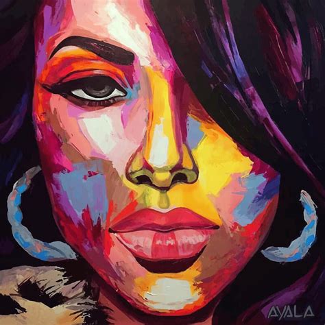 #TBT to my Aaliyah painting😍prints of this painting are available🎨DM me ...