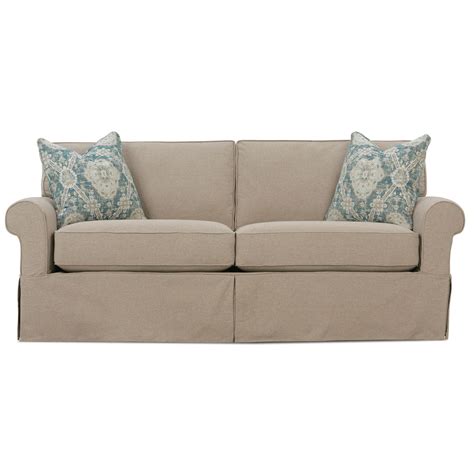 Rowe Nantucket 2-Seat Queen Slipcover Sofa Sleeper | Reeds Furniture | Sleeper Sofas