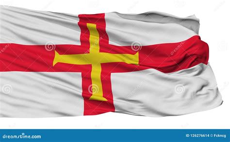 Guernsey Flag, Isolated on White Stock Illustration - Illustration of patriotic, state: 126276614