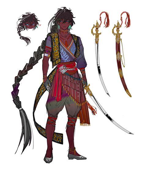 My Sumeru character and weapon concept : Genshin_Impact