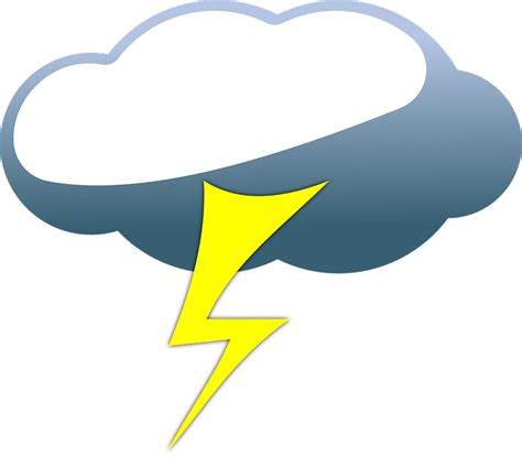 Lightning Thunderstorm Thunder - Free vector graphic on Pixabay