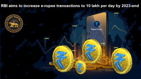 RBI aims to increase e-rupee transactions to 10 lakh per day by 2023-end