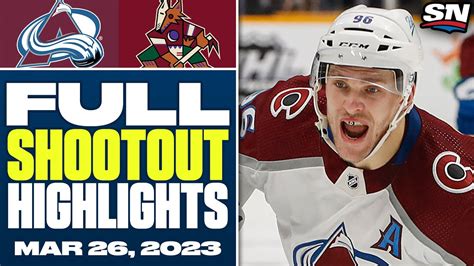 Colorado Avalanche vs. Arizona Coyotes | FULL Shootout Highlights ...