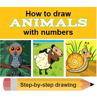 How To Draw Animals With Numbers — Knight Features | Content Worth Sharing