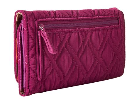 Vera Bradley Synthetic Trifold Wallet in Plum (Purple) - Lyst