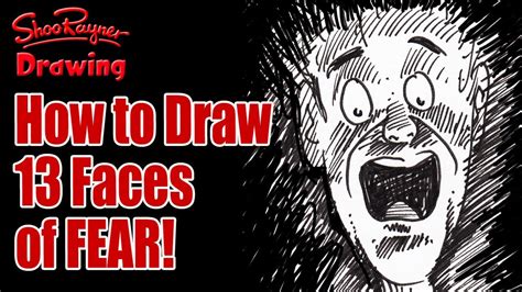 How to draw 13 Faces of Fear! - Spoken Tutorial - YouTube