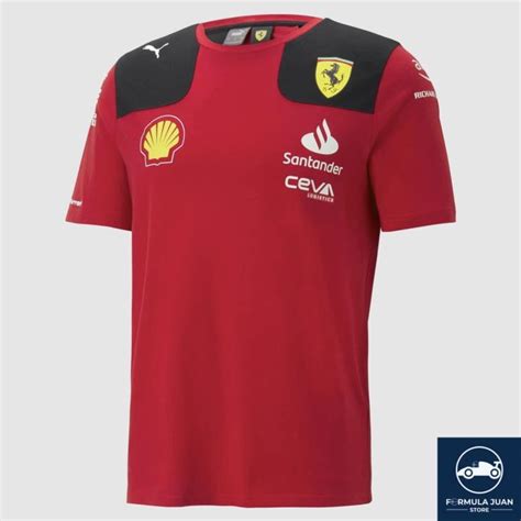 Scuderia Ferrari 2023เสื้อยืดทีม (ทางการ F1 Merch) -ร้านสูตร Juan ...