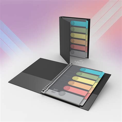 3D product design - Loose Leaf Steel Binder & Divider on Behance