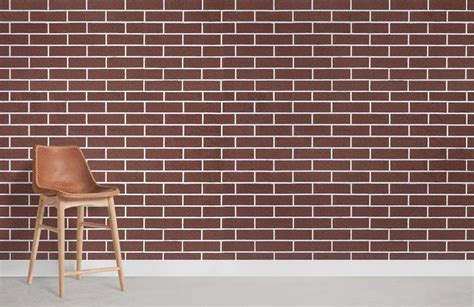 Brown Brick Textured Mural Wallpaper | Ever Wallpaper UK | Brown brick ...