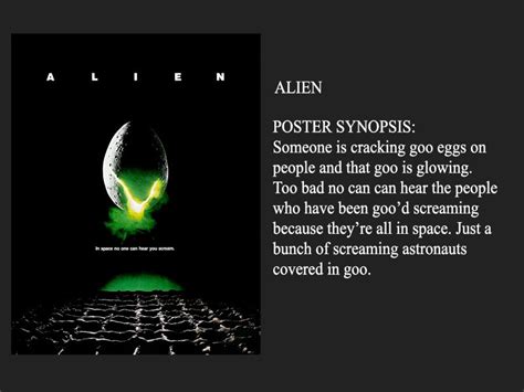 Alien from Movie Plot Synopsis Based Completely On The Poster - Horror ...