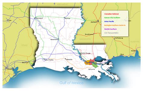 Map Of South Louisiana Waterways