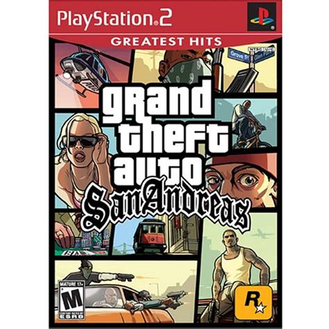 Grand Theft Auto San Andreas Greatest Hits - PlayStation 2 - Walmart.com - Walmart.com