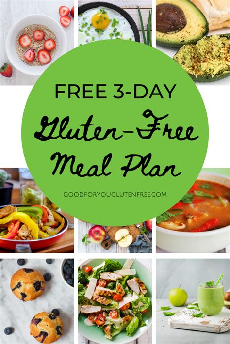 Free Gluten-Free Meal Plan | Free meal plans, Gluten free meal plan, Sample meal plan