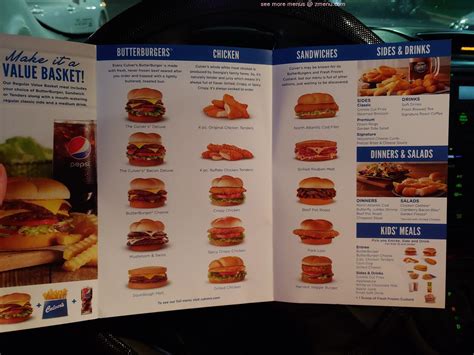 Online Menu of Culver's Restaurant, Wilson, North Carolina, 27896 - Zmenu