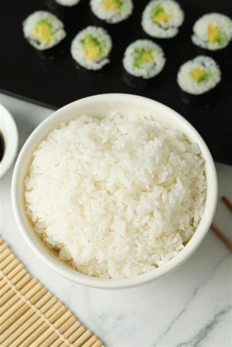 How to make sushi rice in rice cooker - A Peachy Plate