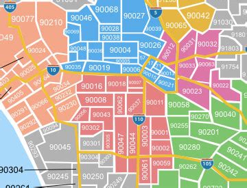 City Of Los Angeles Zip Code Map - Oconto County Plat Map