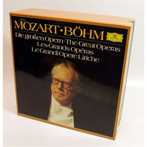 Mozart : 7 great operas by Karl Bohm, 8500 gr with elyseeclassic - Ref ...