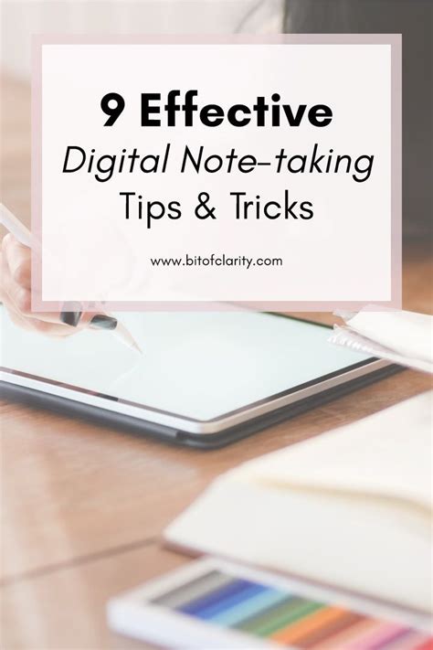 Use these 9 effective digital note-taking tips for your iPad and GoodNotes. #goodnotes # ...