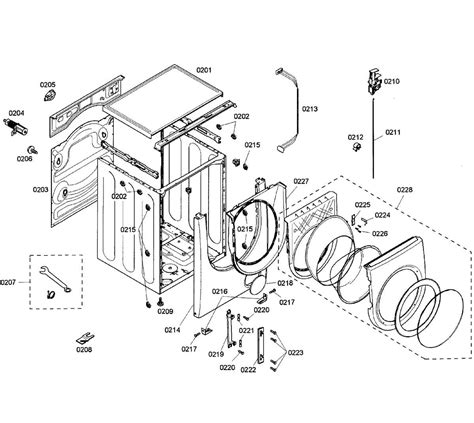 Understanding the Inner Working of a Bosch Clothes Washer: A Diagram Guide