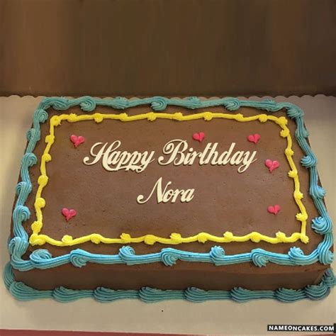 Happy Birthday nora Cake Images