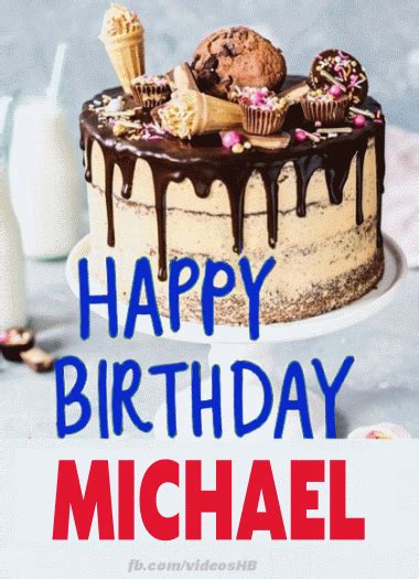 Happy Birthday MICHAEL gif messages | Birthday Greeting | birthday.kim