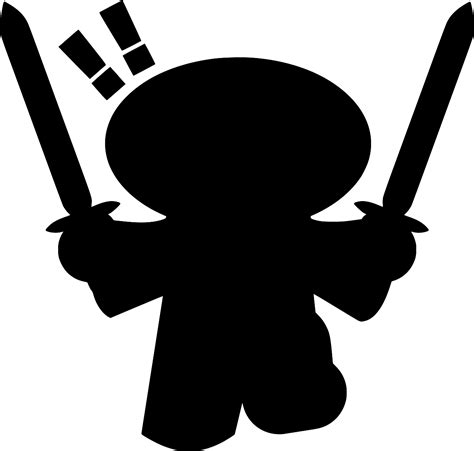SVG > ninja character asian swords - Free SVG Image & Icon. | SVG Silh