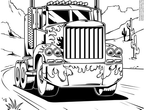 Log Truck Coloring Pages at GetColorings.com | Free printable colorings ...