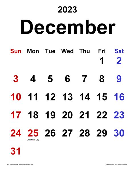 Show Me The Month Of December Calendar 2023 Best Amazing List of ...