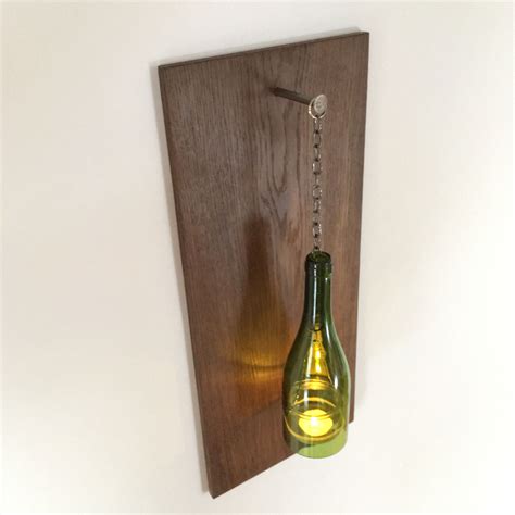 Wine Bottle Tealight Holder by @yanomaker Tea Light Holder, Bottle Opener Wall, Tea Lights ...