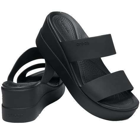 Crocs Brooklyn Mid Wedge Women's Shoes Wedges Heel Sandals LiteRide ...