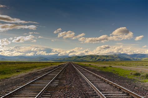 Track, Railroad tracks, Railroad