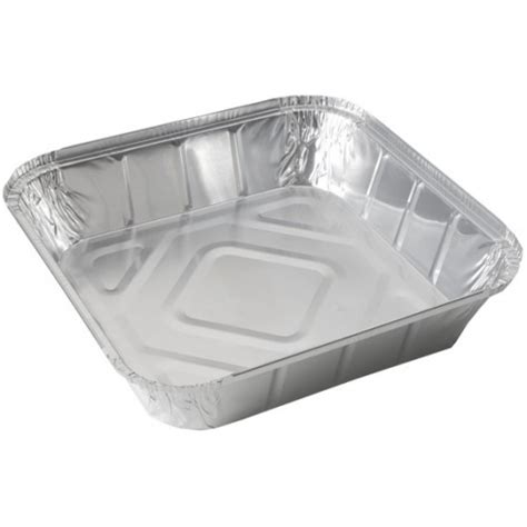 Foil Container No 9 Deep Square Aluminium Food Takeaway