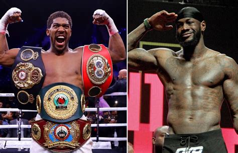 "Deontay Wilder puts him in the hospital forever": Ex-Anthony Joshua ...