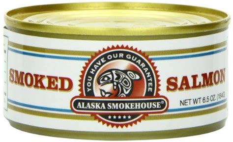 Alaska Smokehouse Smoked Salmon, 6.5-Ounce Can, ( 3 Pack), Gift Box - http://mygourmetgifts.com ...