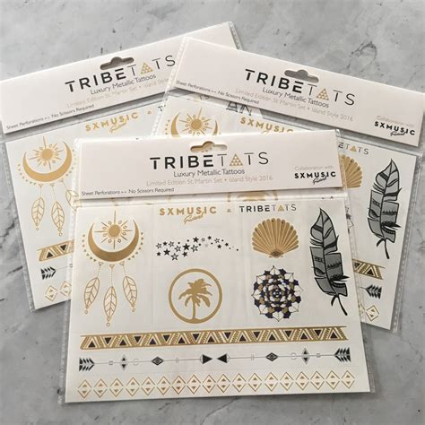 Custom Metallic Temporary Tattoos | Personalize Your Own – TribeTats