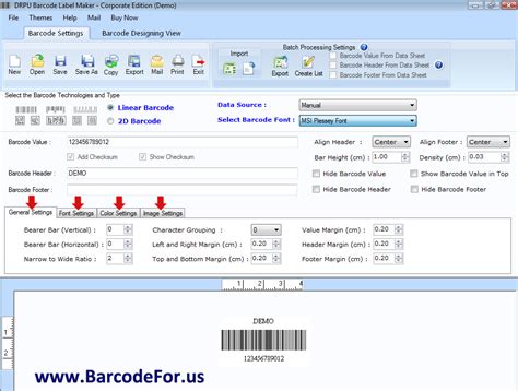 Design Readable Barcodes - Barcode Label Creator Application