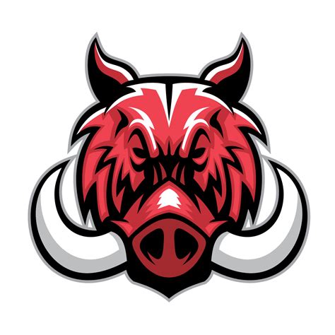 hog head mascot sport logo style 20630532 Vector Art at Vecteezy