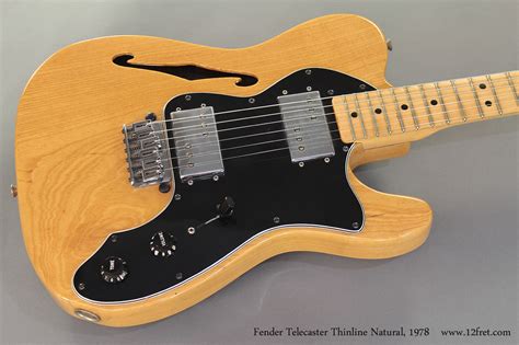 1978 Fender Telecaster Thinline Natural