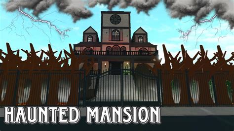 Building a Haunted Mansion In BLOXBURG | HawleeOllie - YouTube