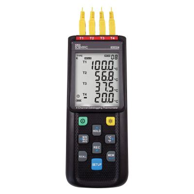 4 Channel Data Logger | Myers Concrete Thermometers