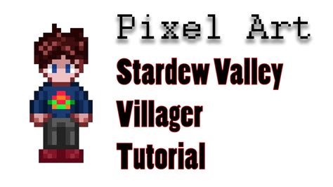 Draw Yourself as a Stardew Valley Villager! - Photoshop Pixel Art Tutorial - YouTube