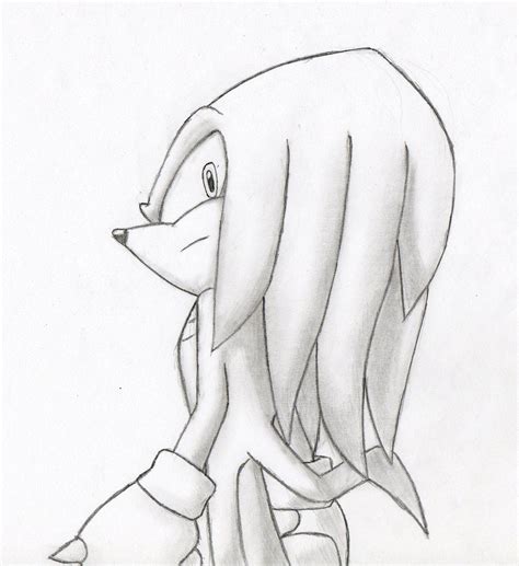 Knuckles Drawing. | Drawings, Disney characters, Art