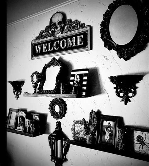 Gothic wall decor. Gothic living room. in 2020 | Gothic living rooms, Spooky decor, Skull decor