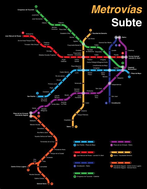 murphythebat: Buenos Aires subway map. – Fotos de Buenos Aires