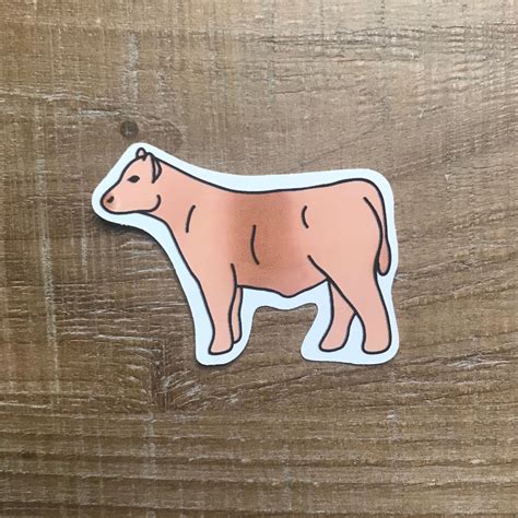 Steer Breeds Sticker | Etsy