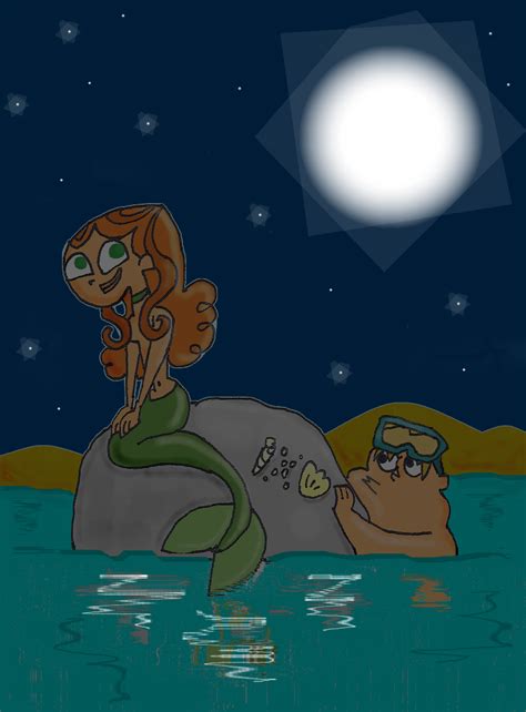 izzy as mermaid at night by izzyfan119 on deviantART