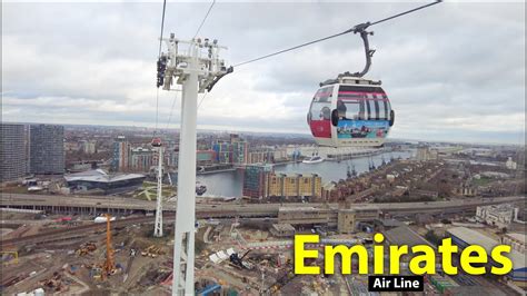 Emirates Air Line Cable Car London UK - YouTube