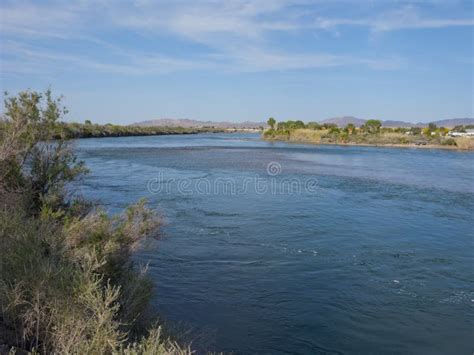 Arizona And California State Border Stock Image - Image of california ...