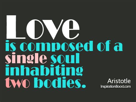 Love Quotes - Aristotle - Inspiration Boost