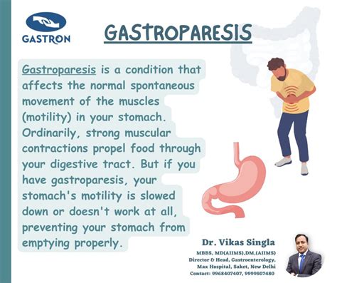 About Gastroparesis - Dr. Vikas Singla - Gasteroentrologist